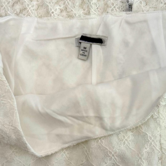 White Mesh Skirt - Picture 2 of 4